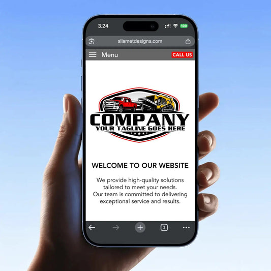 Pickup Truck Gooseneck Dump Trailer Skid Steer logo