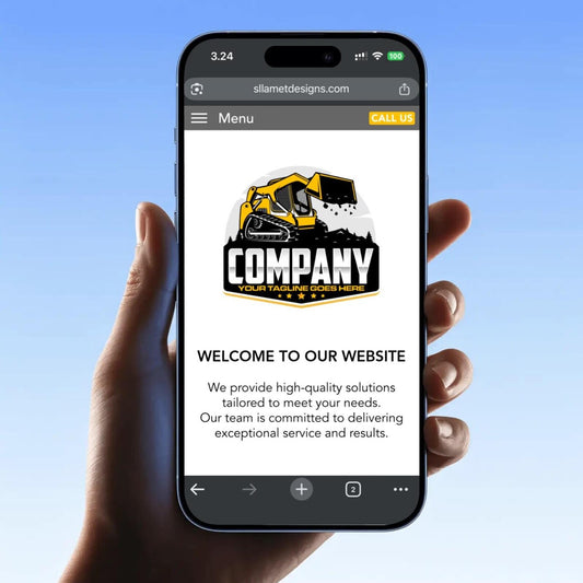 Skid Steer Logo template