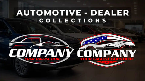automotive dealer logo, car dealership branding, auto sales logo design, vehicle showroom logo svg ai eps png
