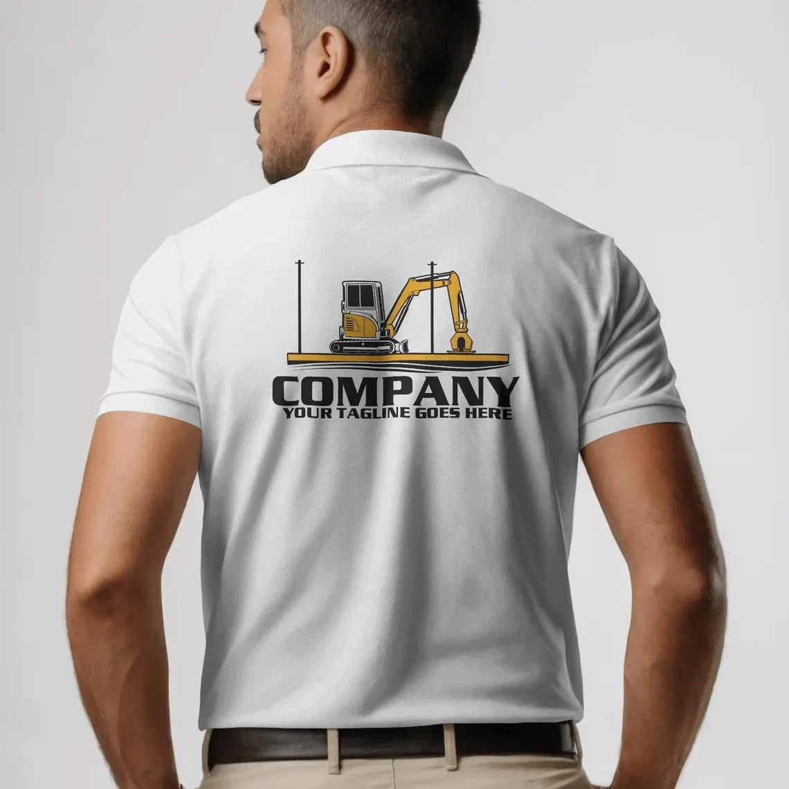 Marine Excavation Logo Template – Dock Construction Shoreline Service SVG AI EPS PNG Editable Vector Design