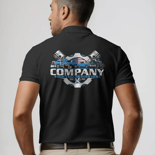 USA vehicle Repair Logo SVG: Fully Editable Vector, Auto Fix Template, Mechanic Garage Branding