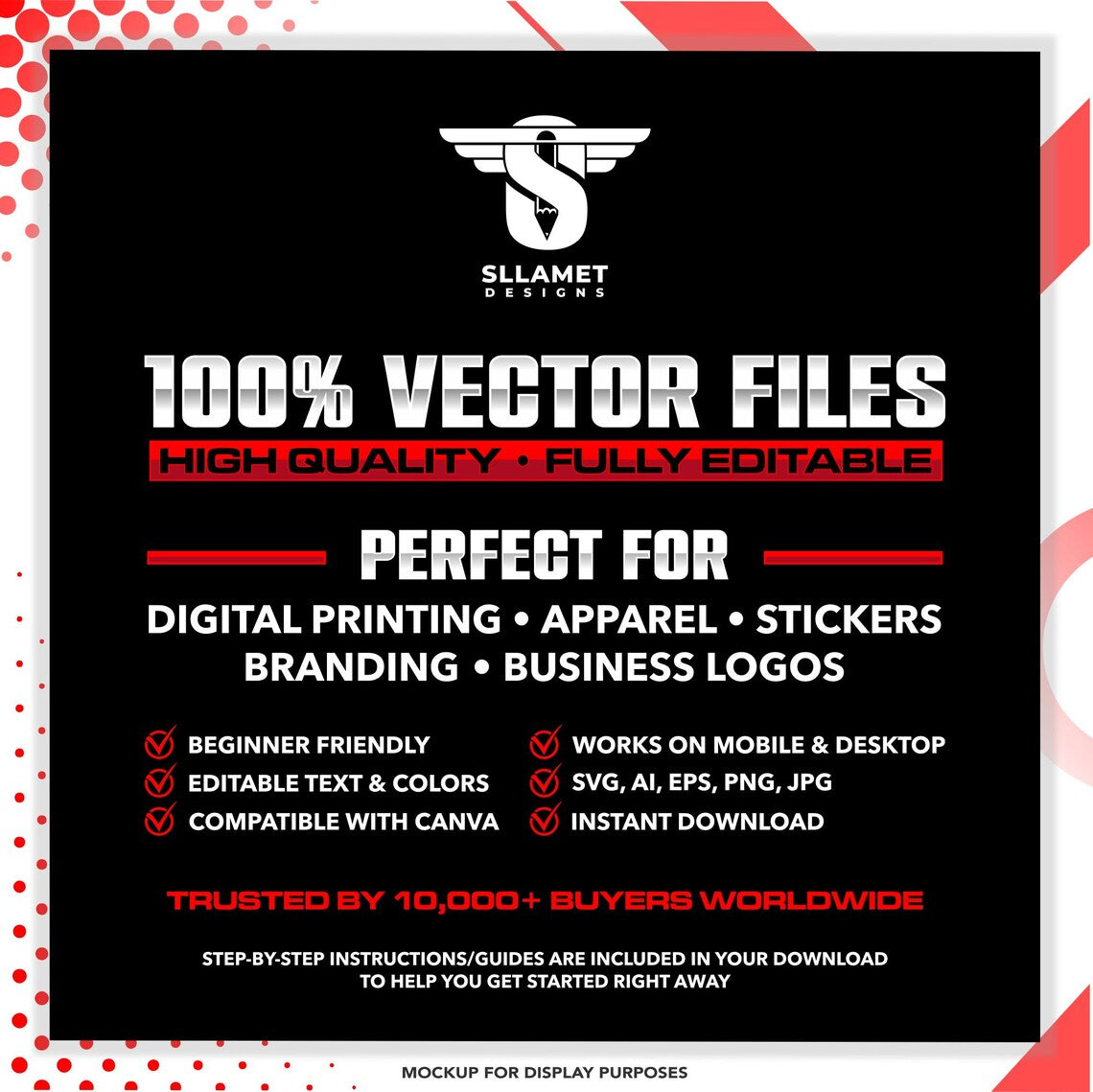 American Pickup Trailer Logo Template – Bumper Pull Hotshot Trucking SVG AI EPS PNG Editable Vector Design
