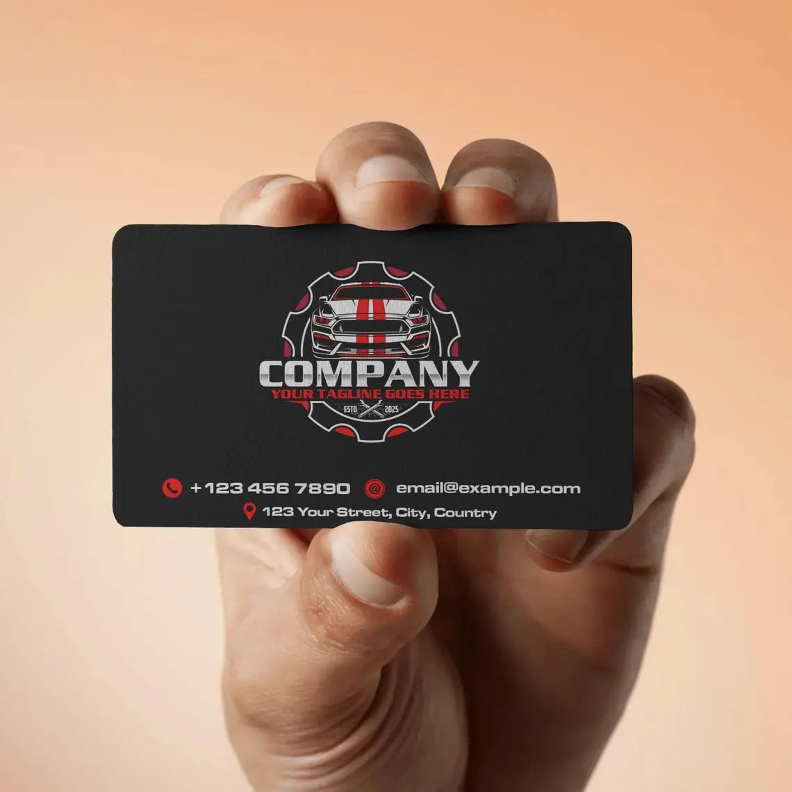 Auto Repair Logo Template – Car Service SVG AI EPS PNG Fully Editable Vector Design