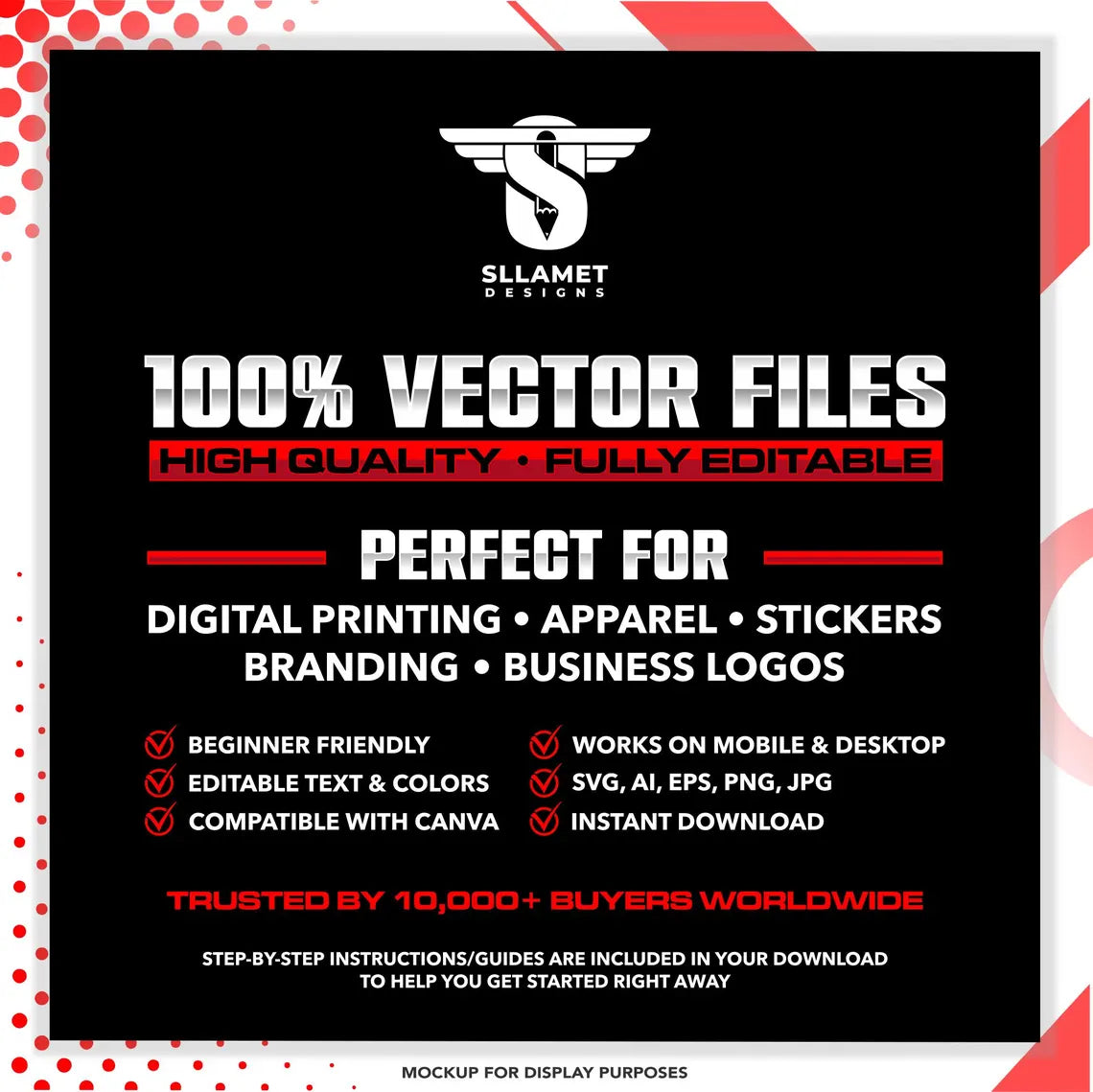 Auto Repair Logo Template – Car Service SVG AI EPS PNG Fully Editable Vector Design