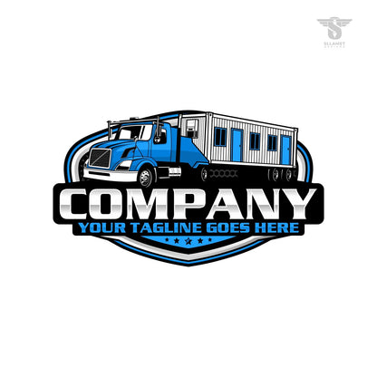 Container House Transport Logo