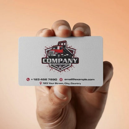 American Flatbed Tow Truck Logo