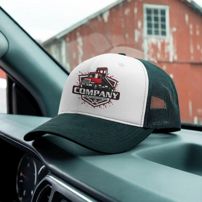 American Flatbed Tow Truck Logo