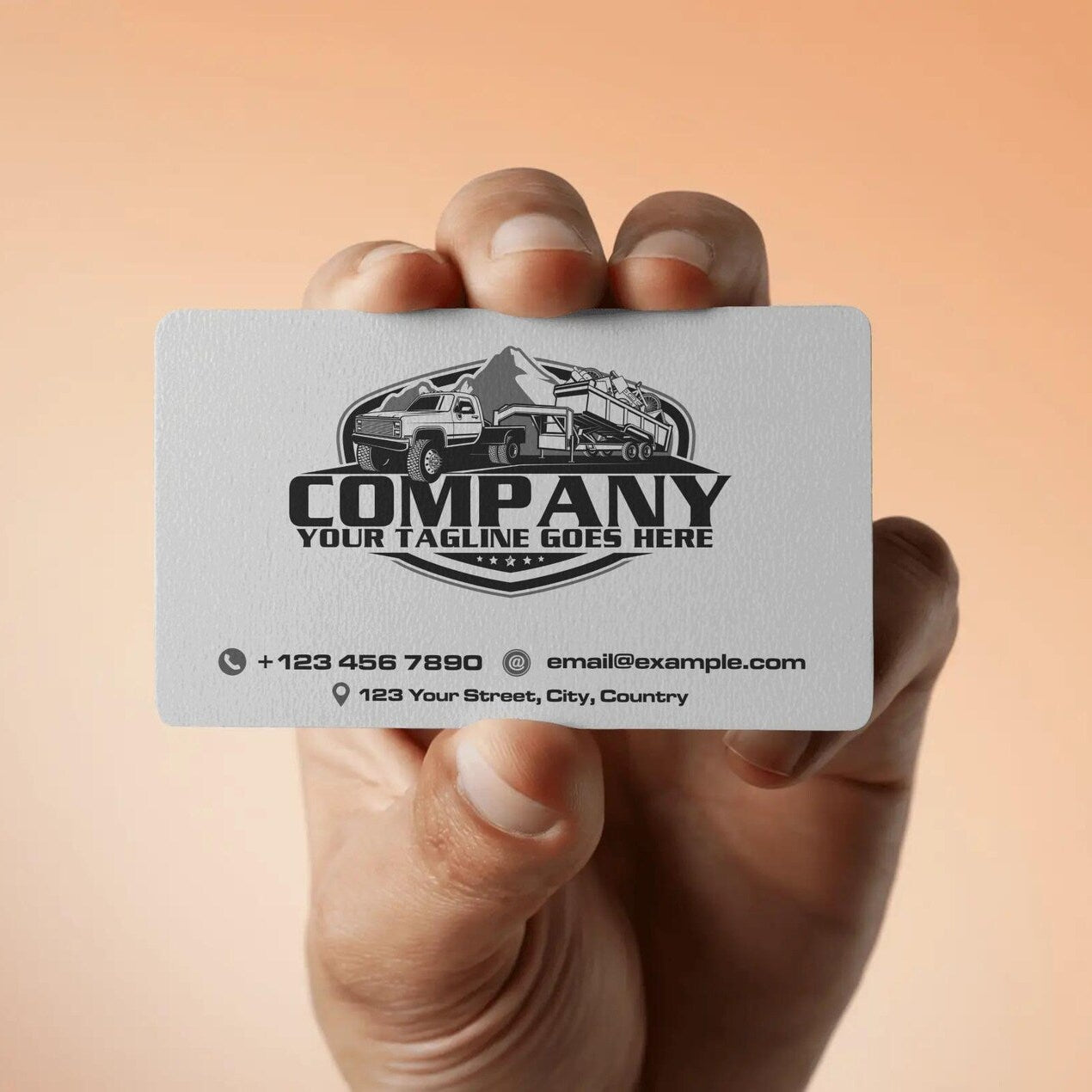 Hauling Junk Removal Logo