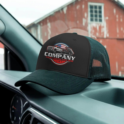 Pickup & Dump Roll-Off Trailer Logo