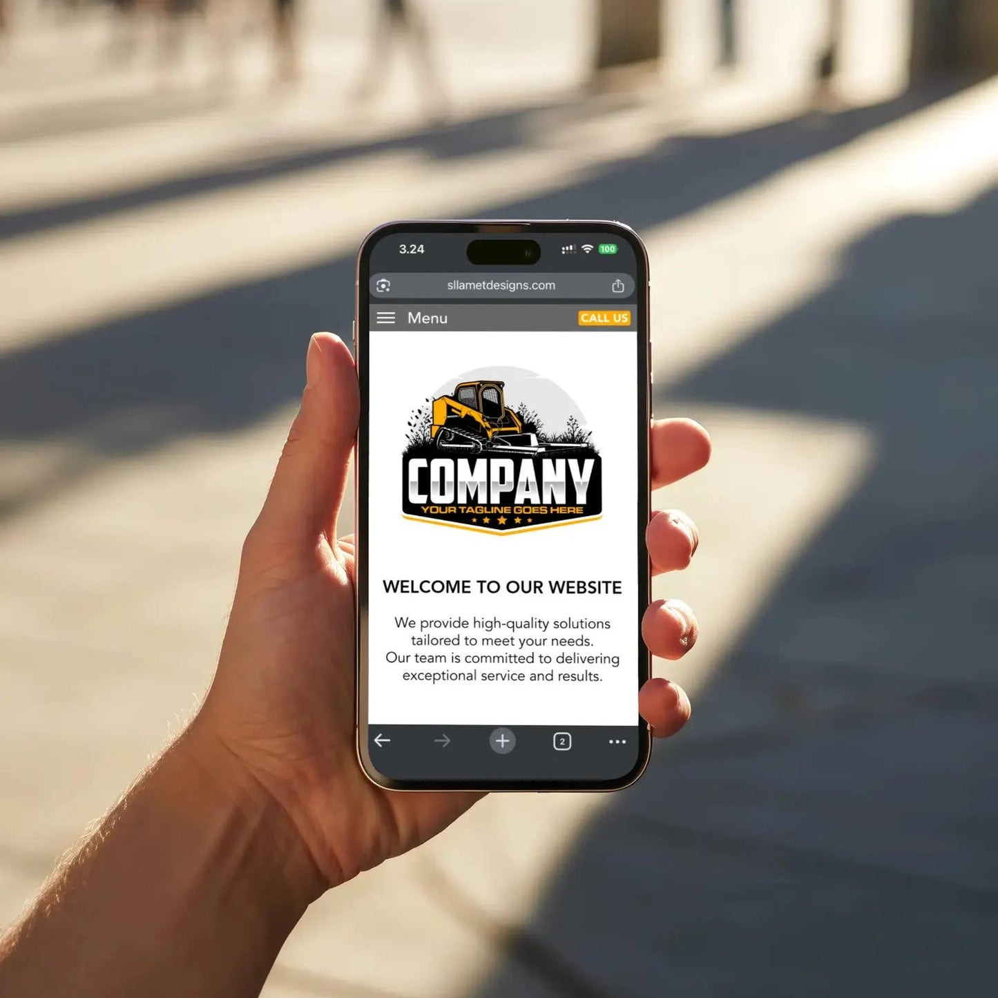 Skid Steer Brush Cutting Logo