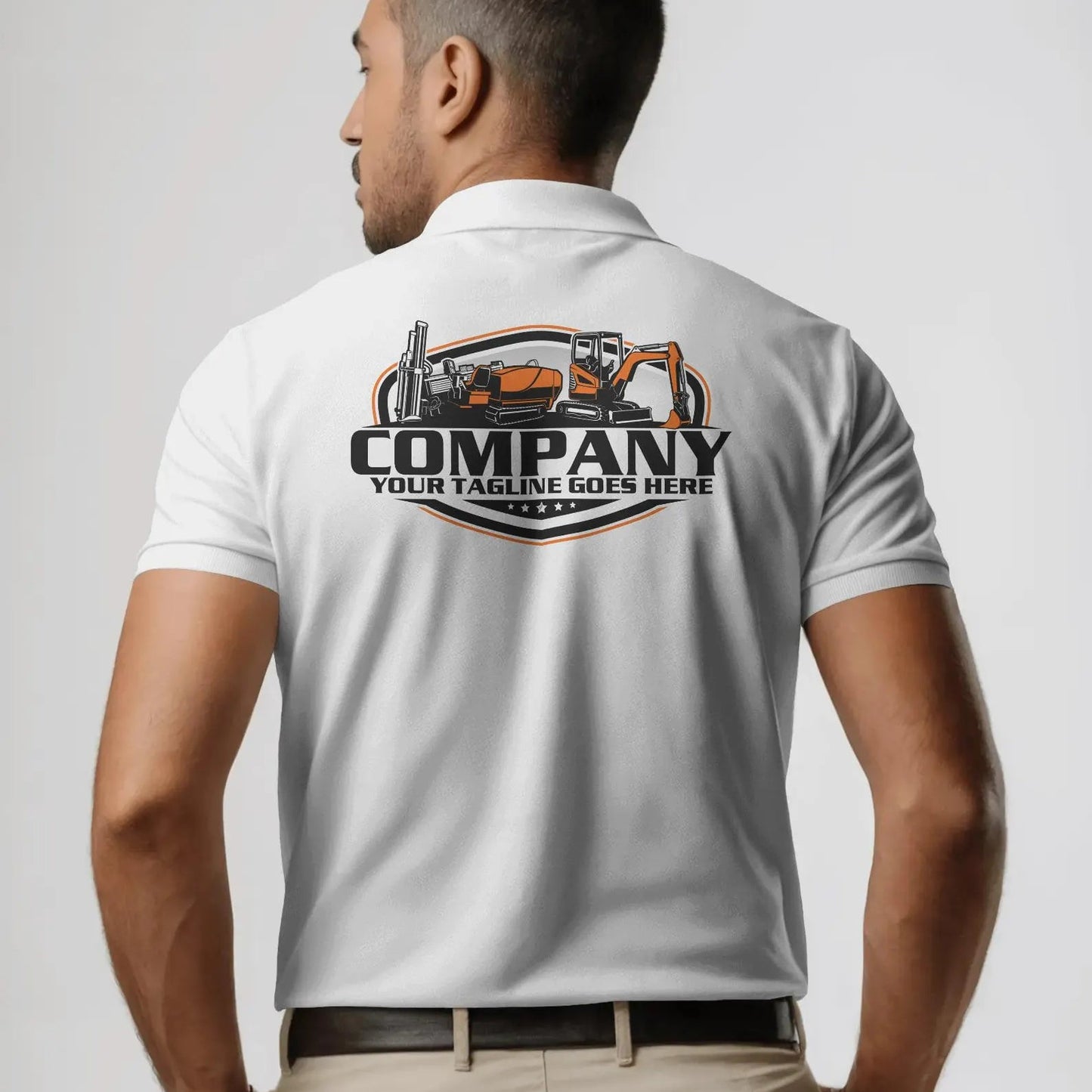 Mini Excavator Drilling Rig Logo