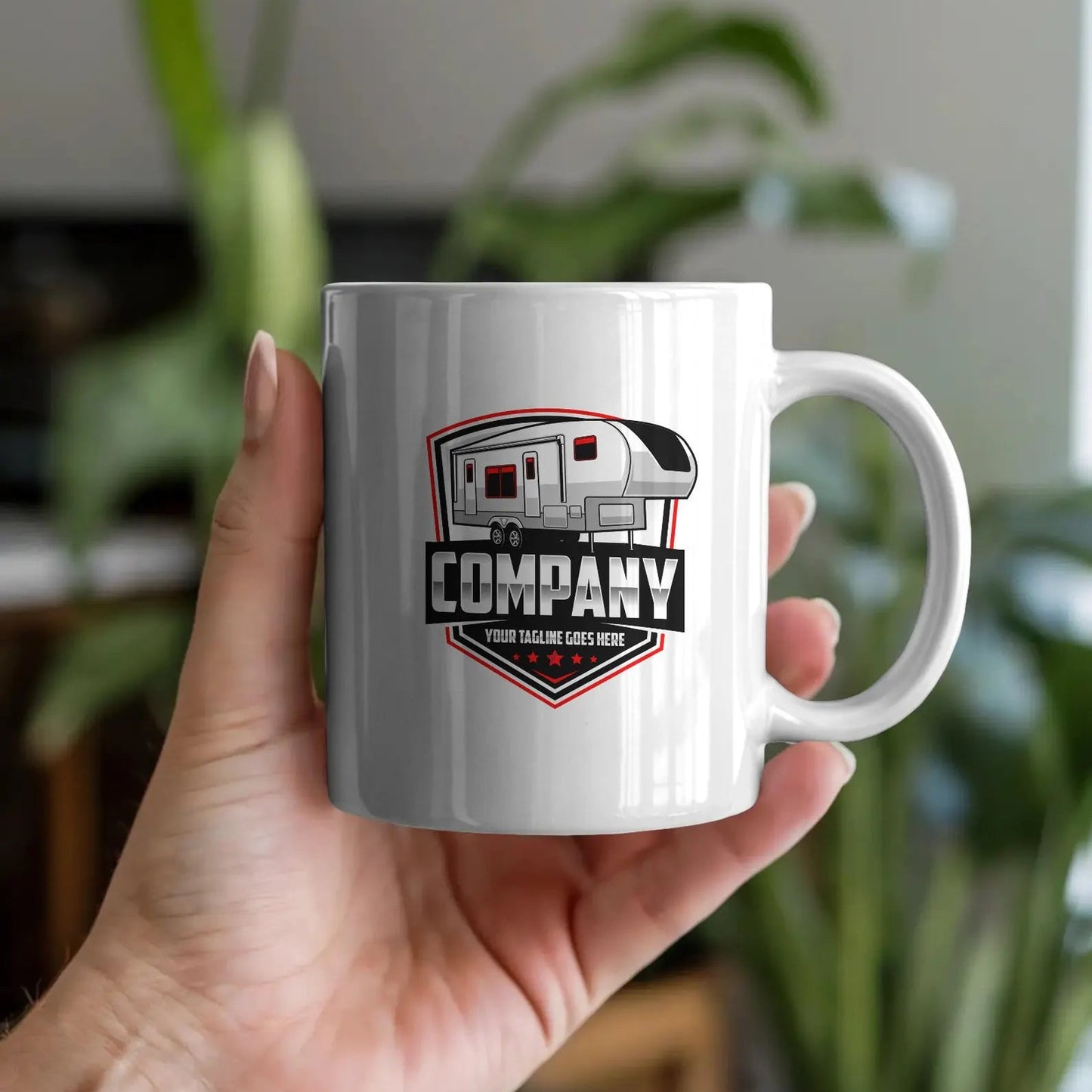 Mini Fifth Wheel Logo template