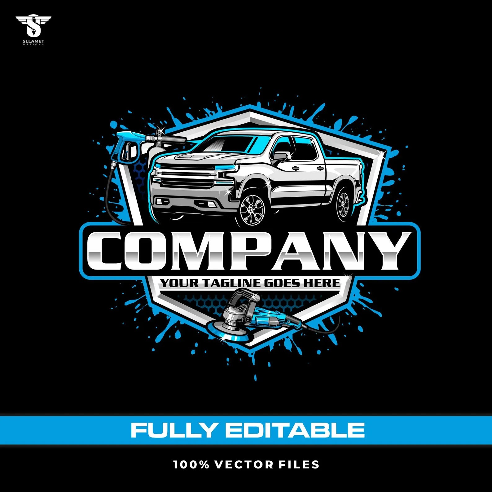 pickup detailing logo svg
car wash logo template
auto detailing logo design
truck cleaning logo vector
automotive branding logo
