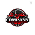 American towing logo template for car recovery roadside service in SVG AI EPS PNG editable vector format